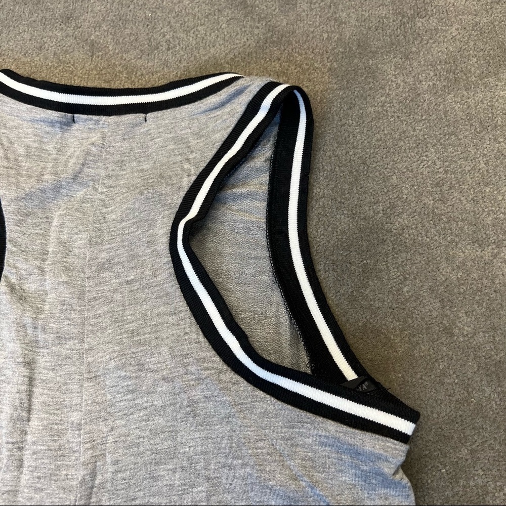 NWT Papaya “this team makes me drink” gray razorback long tank top, M, football - Picture 9 of 9
